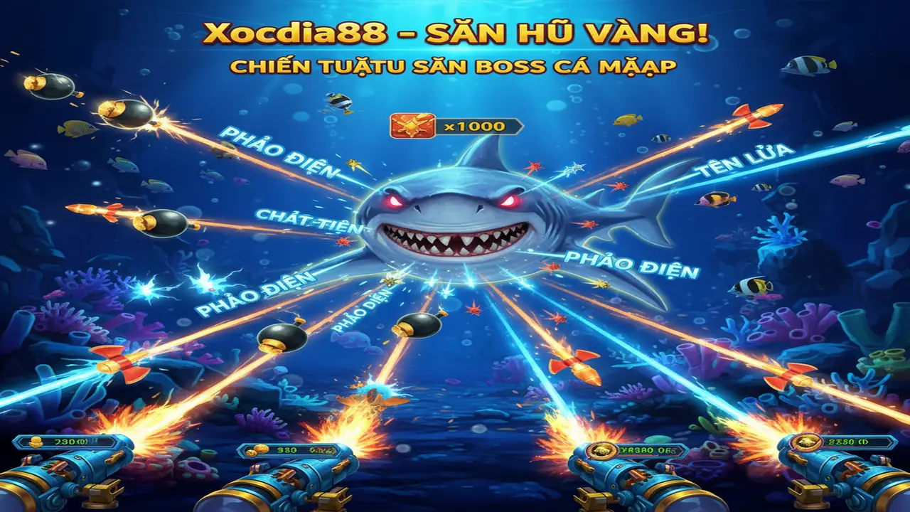 Mẹo diệt Cá Mập cực nhanh cho người mới Xocdia88