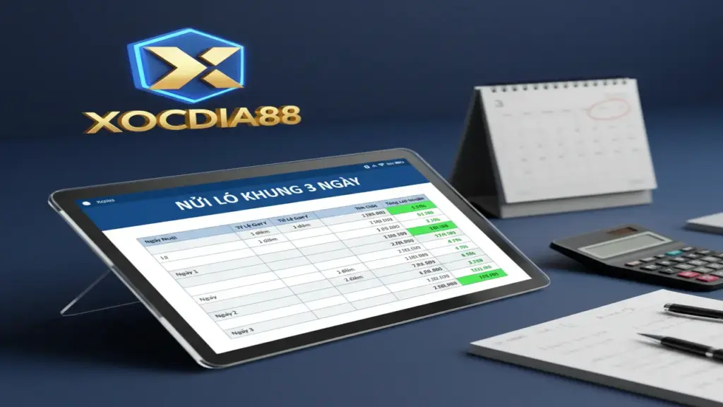 Nuôi lô khung 3 ngày: Tỷ lệ nổ cực cao Xocdia88