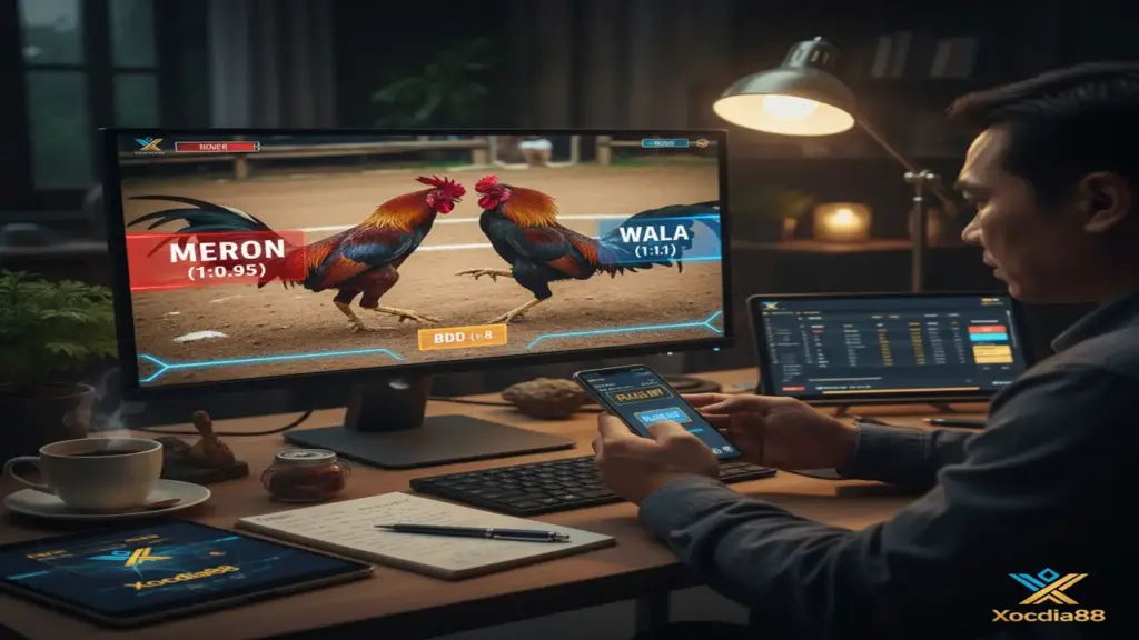 Bí kíp soi kèo đá gà trực tuyến cực chuẩn Xocdia88