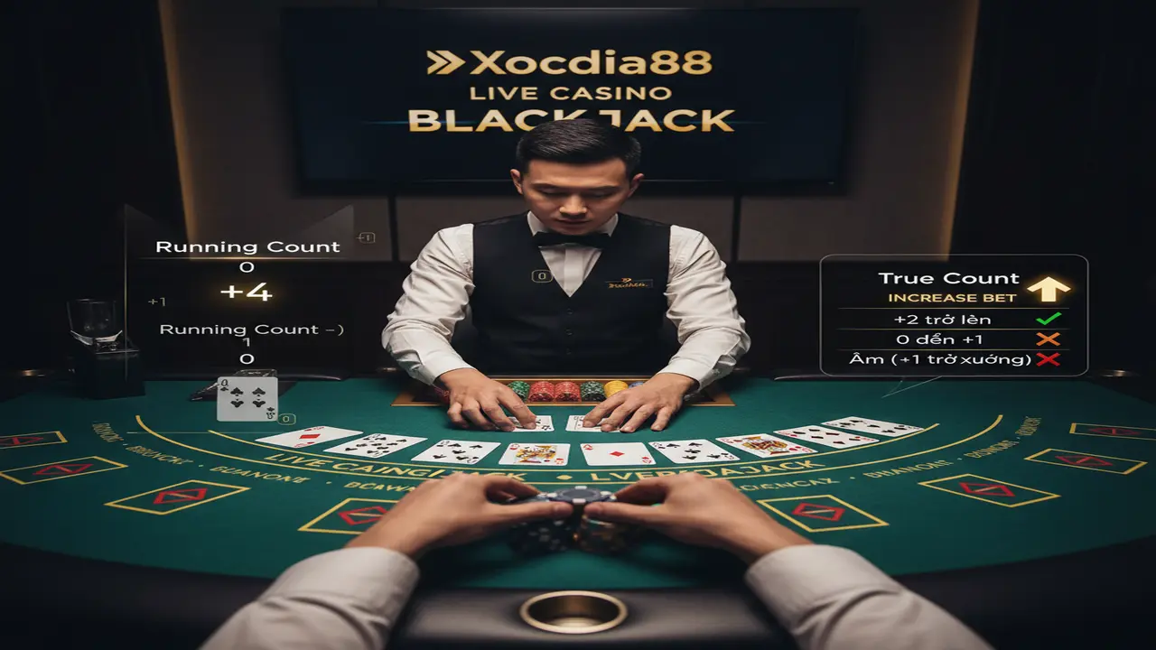 Tính bài Blackjack trong 3 giây như máy Xocdia88